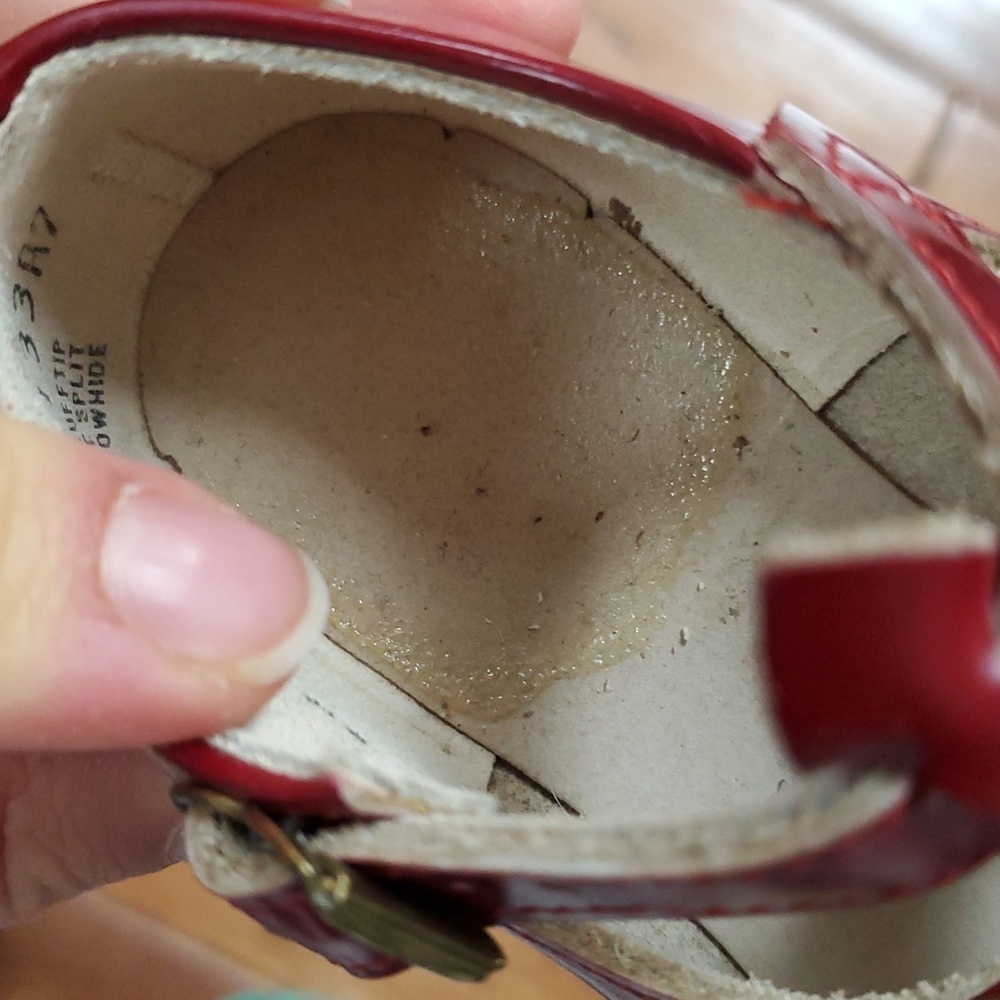 Vintage stride Rite red t strap mary janes shoes - Picture 7 of 9